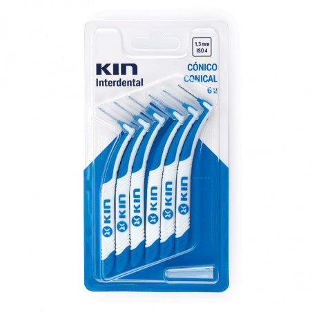 Kin Interdental Conical Brush 1.3mm X6 - Healtsy