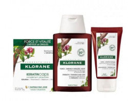 Klorane Capillary Capsules + Fortifying Shampoo + Fortifying Balm - Healtsy
