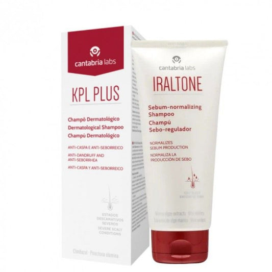 Kpl Plus shampoo + Iraltone Seboregulating Shampoo 200ml - Healtsy