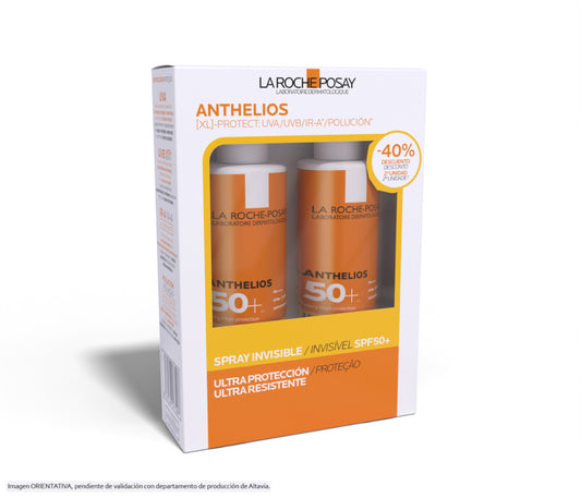 La Roche-Posay Anthelios Dermo Pediatric Invisible Spray SPF50+ - 200ml (Double Pack) - Healtsy