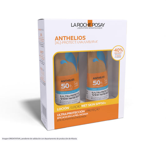 La Roche-Posay Anthelios Wet Skin SPF50+ - 200ml (Double Pack) - Healtsy