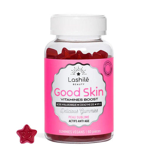 Lashilé Beauty Good Skin Strawberry (60 Gummies) - Healtsy