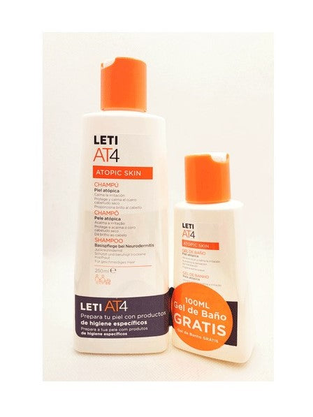 LetiAT4 Shampoo - 250ml + Bath Gel Offer - 100ml - Healtsy