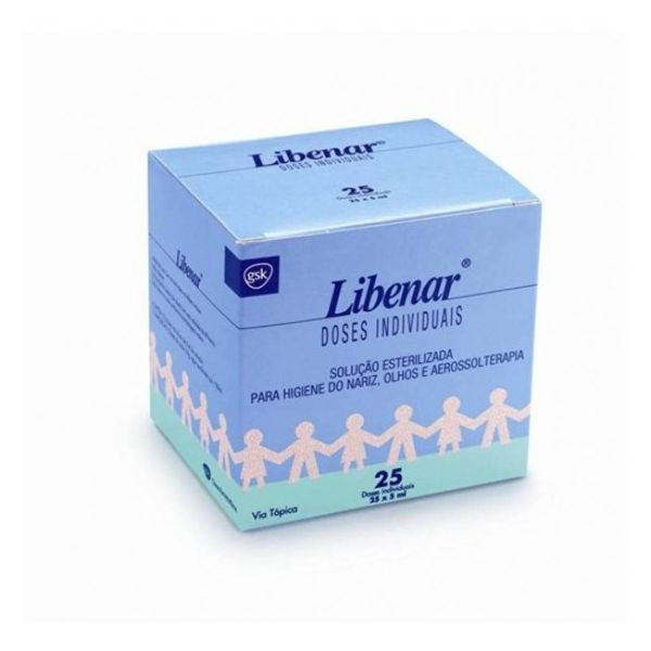 Libenar Sterile saline - 5ml (x25 single doses) w/ Discount - Healtsy