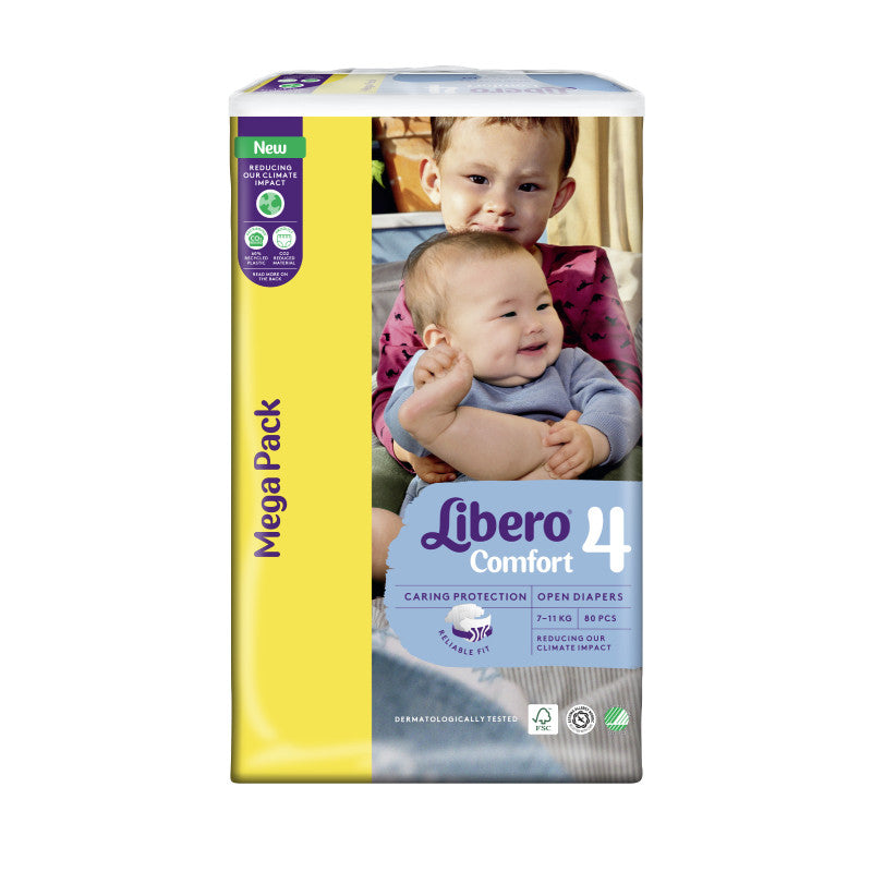 Libero Comfort_Size 4_ 7-11Kg (x80 diapers) - Healtsy