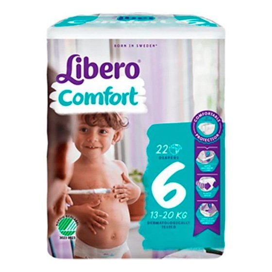 Libero Comfort Release_Size 6_Diapers_ 13 - 20kg (x22 units) – Buy Now at Healtsy