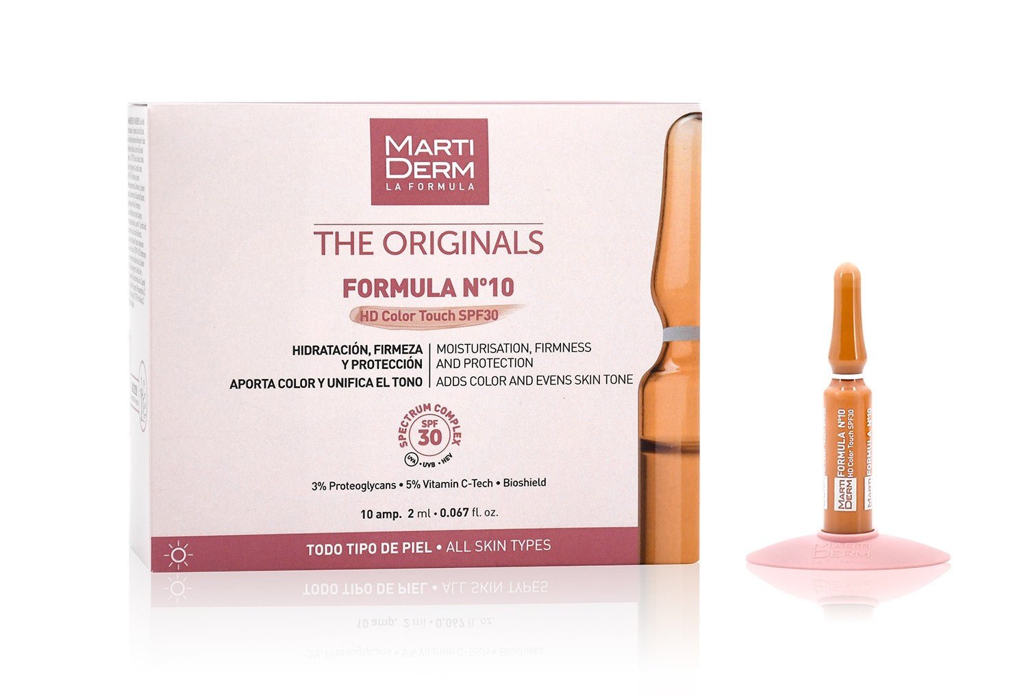Martiderm Formula N10 HD Color Touch SPF30 (x10 ampoules) – Buy Now at Healtsy