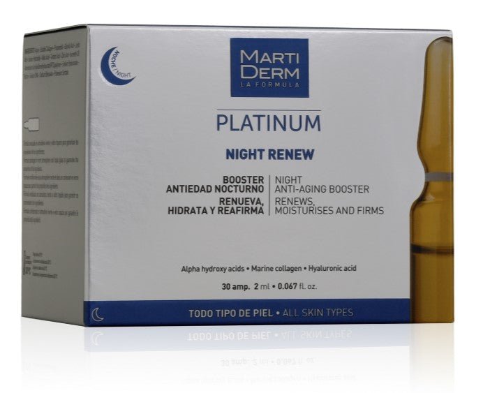 Martiderm Platinum Night Renew - 30 ampoules – Buy Now at Healtsy