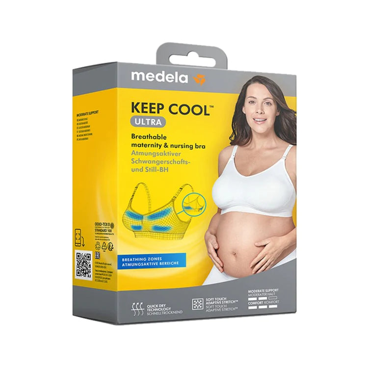 Medela Bra Keep Cool Ultra_ Whyte_Size Small - Healtsy