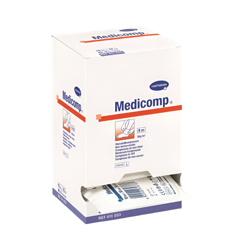 Medicomp Sterile Compress - 5x5cm (2x25 units) – Buy Now at Healtsy