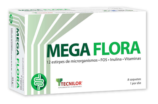 Megaflora Tecnilor Powder Sachets (x8 units) - Healtsy