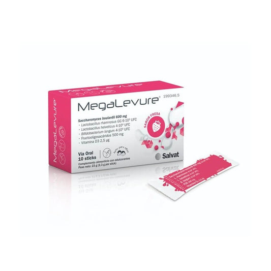 Megalevure Stick Po Strawberry (x10 units) - Healtsy
