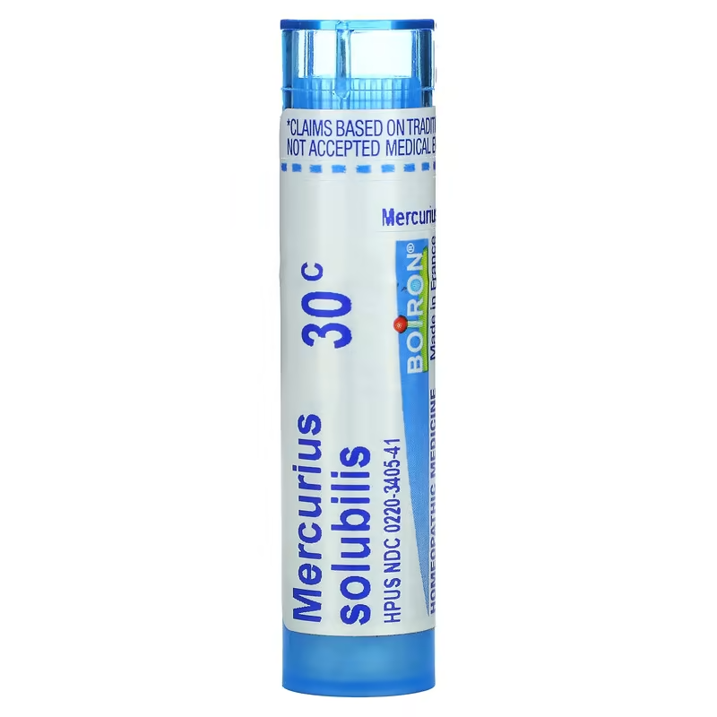 Mercurius Solubil Granulo 15Ch Boiron - Healtsy