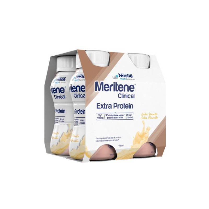 Meritene Clinical Extra Proteina_ Vanilla - 200ml (x4 units) – Buy Now at Healtsy