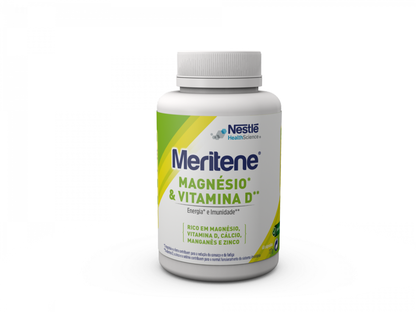 Meritene Magnesium & Vitamin D (x60 capsules) - Healtsy