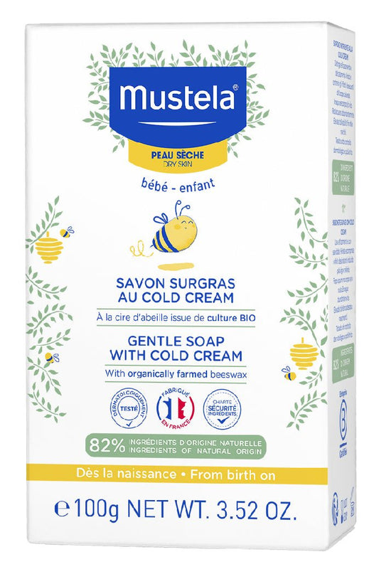 Mustela Baby Dry Skin Gentle Soap with Cold Cream - 100 g – Buy Now at Healtsy
