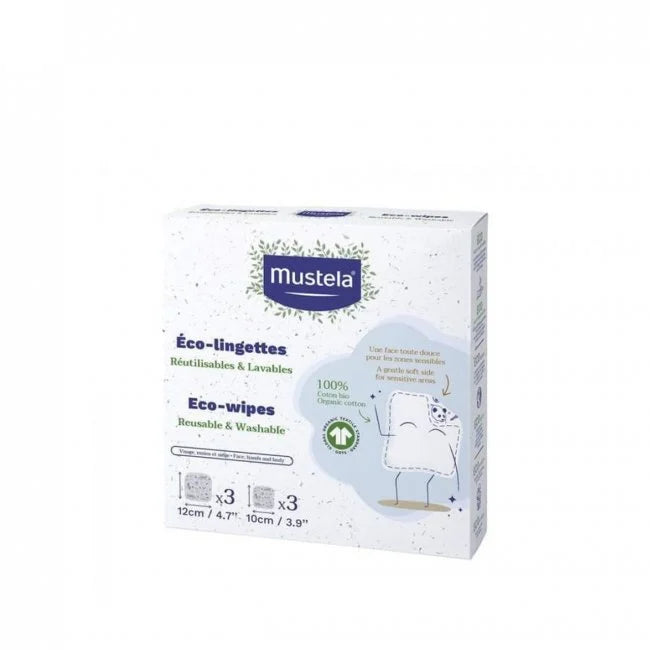 Mustela Baby Toalhetes Eco Reutilizaveis_ Refill (x6 units) - Healtsy