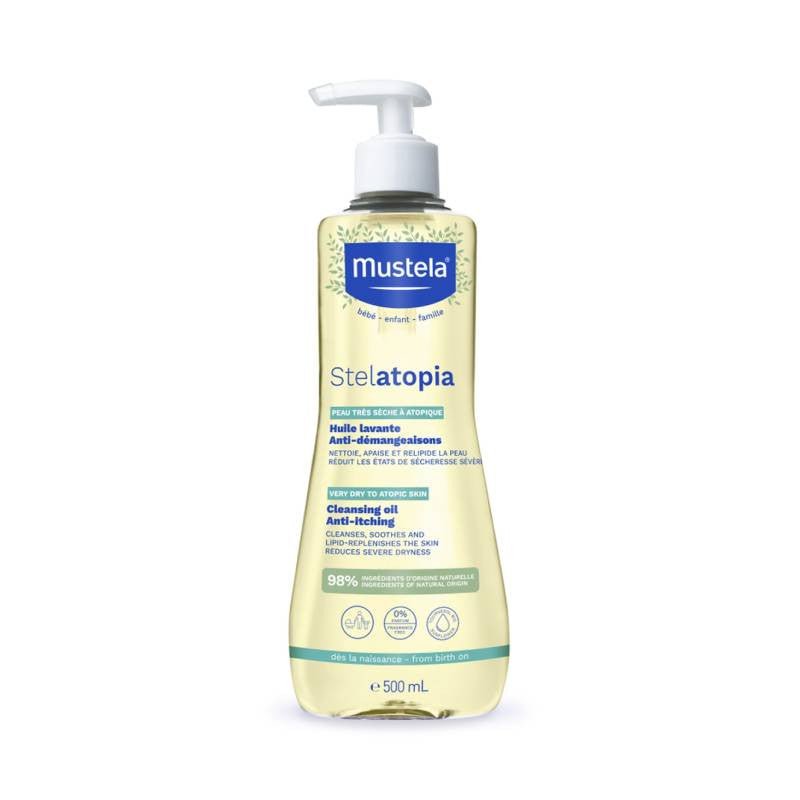 Mustela Bebe Atopic Skin Bath Oil - 500ml (Special Price) – Buy Now at Healtsy