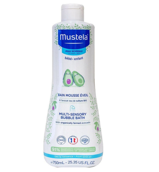 Mustela Bebe Multi Sensory Bath Foam - 750ml - Healtsy