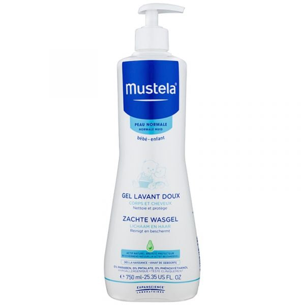 Mustela Bebe Normal Skin Washing Gel - 750ml - Healtsy