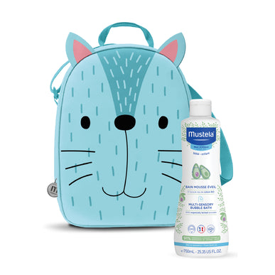 Mustela Baby Normal Skin Bath Foam - 750ml (Cat Backpack) - Healtsy