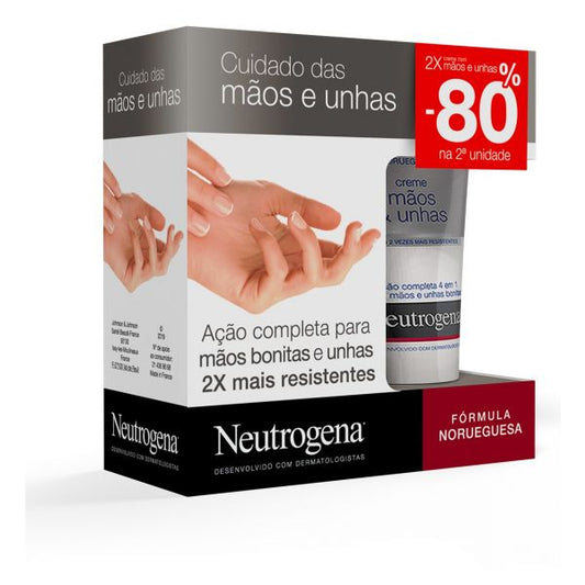 Neutrogena Hands Nail Cream - 75ml (Double pack) - Healtsy