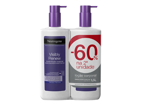 Neutrogena Visibly Renew Body Lotion - 750ml (Duo) - Healtsy