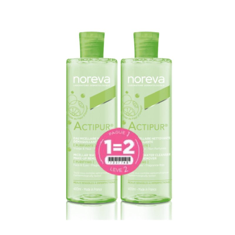 Noreva Actipur Micellar Water - 400ml (Double Pack) – Buy Now at Healtsy