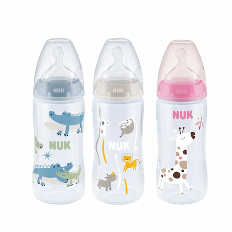 Nuk Bottle First Choice+ Silicone_ Flow Control Temperature Indicator - 300ml - Healtsy