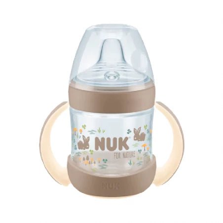Nuk Nature Baby Bottle Learning Temperature Indicator_Beige - 150ml – Buy Now at Healtsy