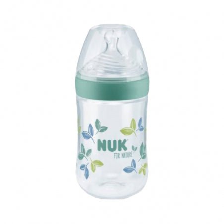 Nuk Nature Baby Bottle Temperature Indicator_ Size. M _ Green - 260ml – Buy Now at Healtsy
