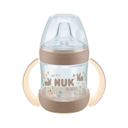 Nuk Nature Baby Bottle Learning Temperature Indicator_Beige - 150ml - Healtsy