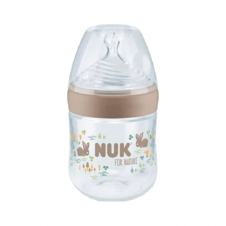 Nuk Nature Baby Bottle Temperature Indicator_ Size. S _ Beige - 150ml - Healtsy