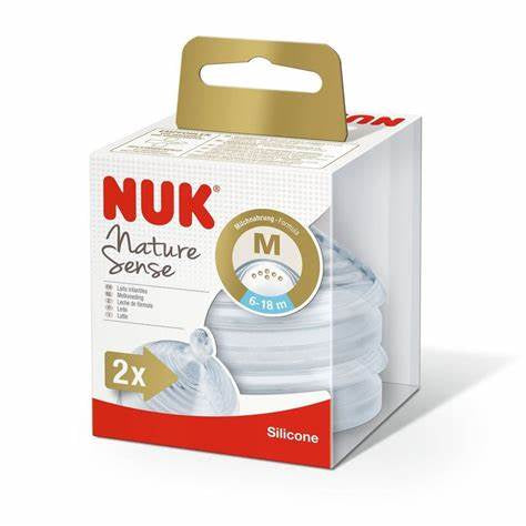 Nuk Nature Teat Silicone_ M (x2 pcs) - Healtsy