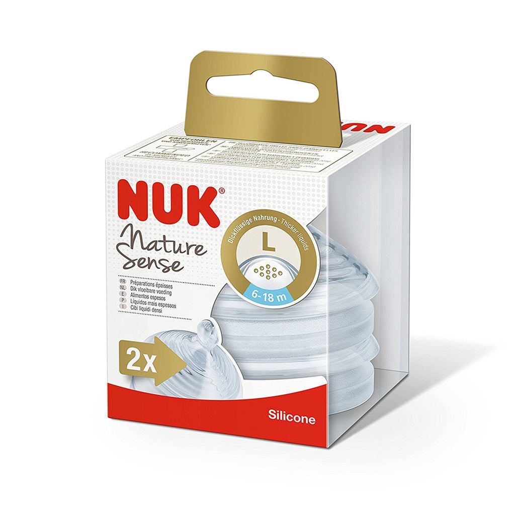 Nuk Nature Teat Silicone_ L (x2 pcs) - Healtsy