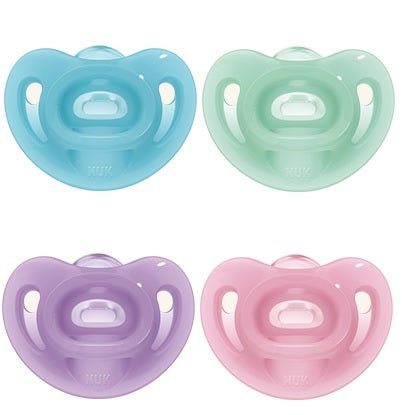 Nuk Sensitive Silicone Pacifier_ Size 1_ 0 - 6 months (x2 units) – Buy Now at Healtsy