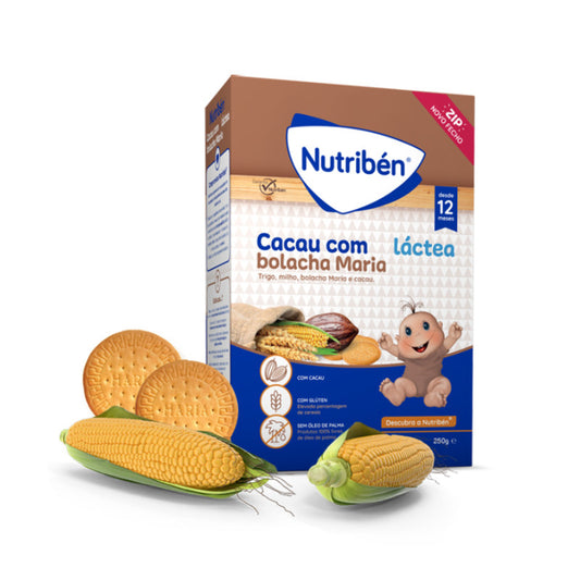 Nutriben Cocoa Flour Biscuits Maria_Lactea - 250g - Healtsy