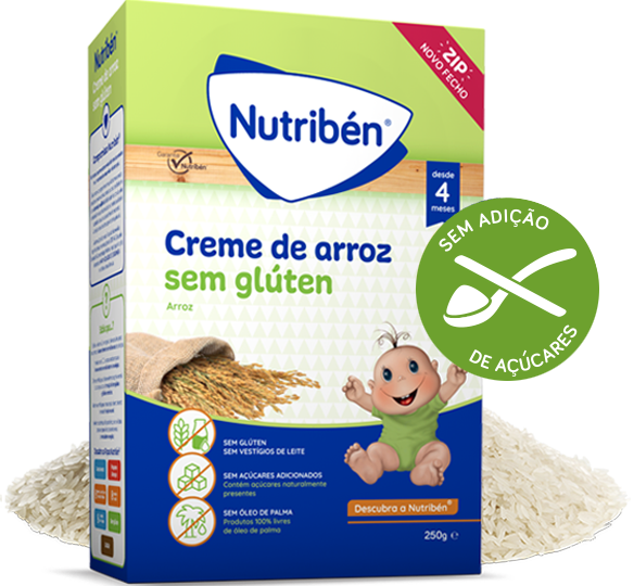 Nutriben Cream Rice Flours - 250g - Healtsy