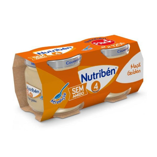 Nutriben Jar 4 Golden Apple - 120g (x2 units) – Buy Now at Healtsy