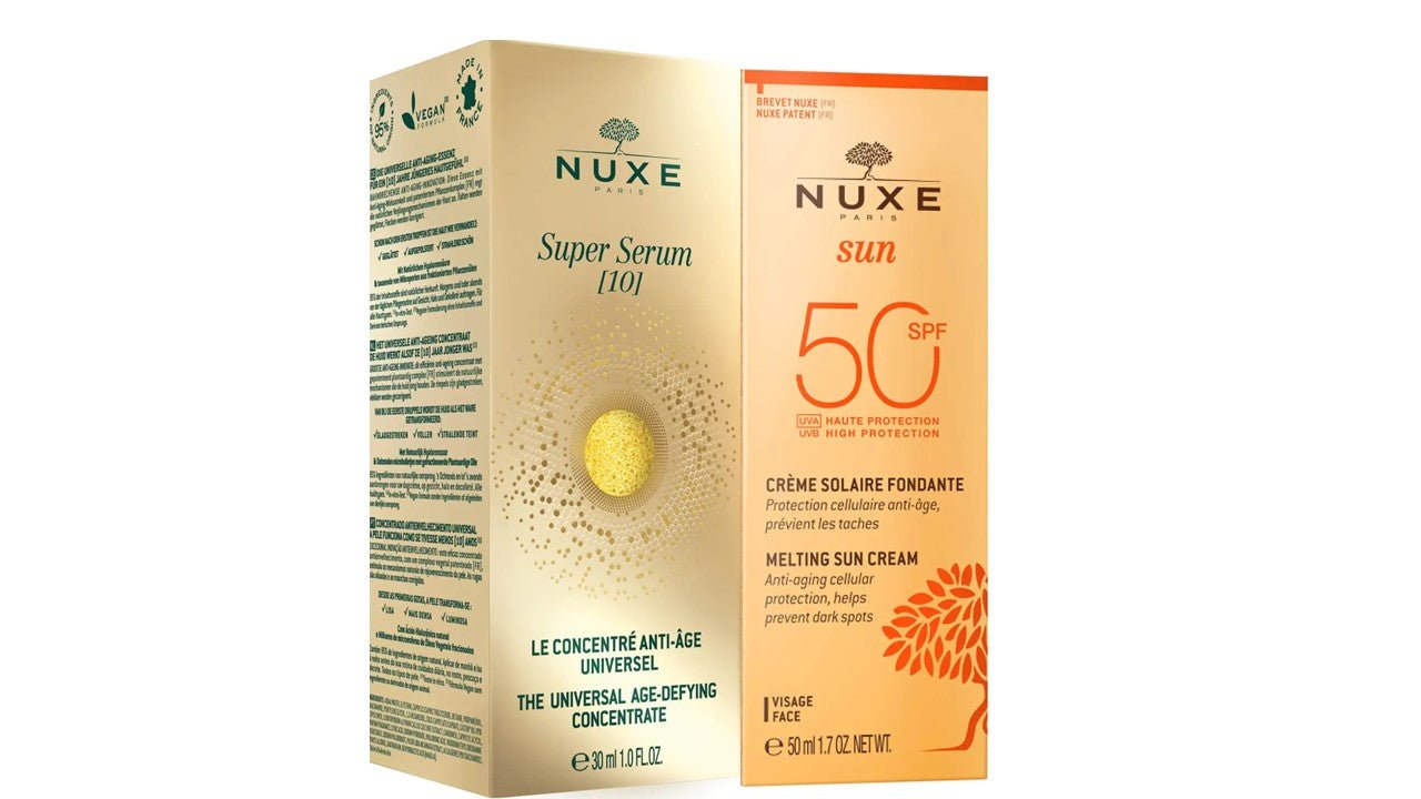 Nuxe Super Serum 10 Spots - 30ml + Offer Sun Cream SPF50 – Buy Now at Healtsy