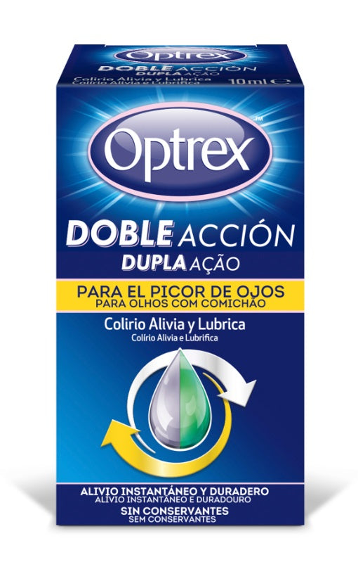 Optrex Eye Drops Dual Action Itchy Eyes - 10ml - Healtsy