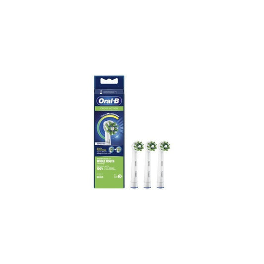 Oral B Cross Action Electric Toothbrush Refill (x3 units) – Buy Now at Healtsy