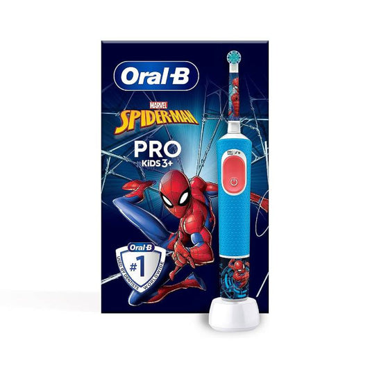 Oral B Pro Kids 3 Electric Toothbrush + Spiderman Special Edition - Healtsy