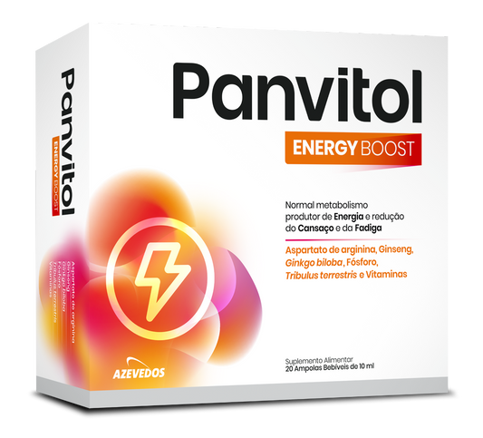 Panvitol Energy Boost - 10ml (x20 drinkable ampoules) - Healtsy