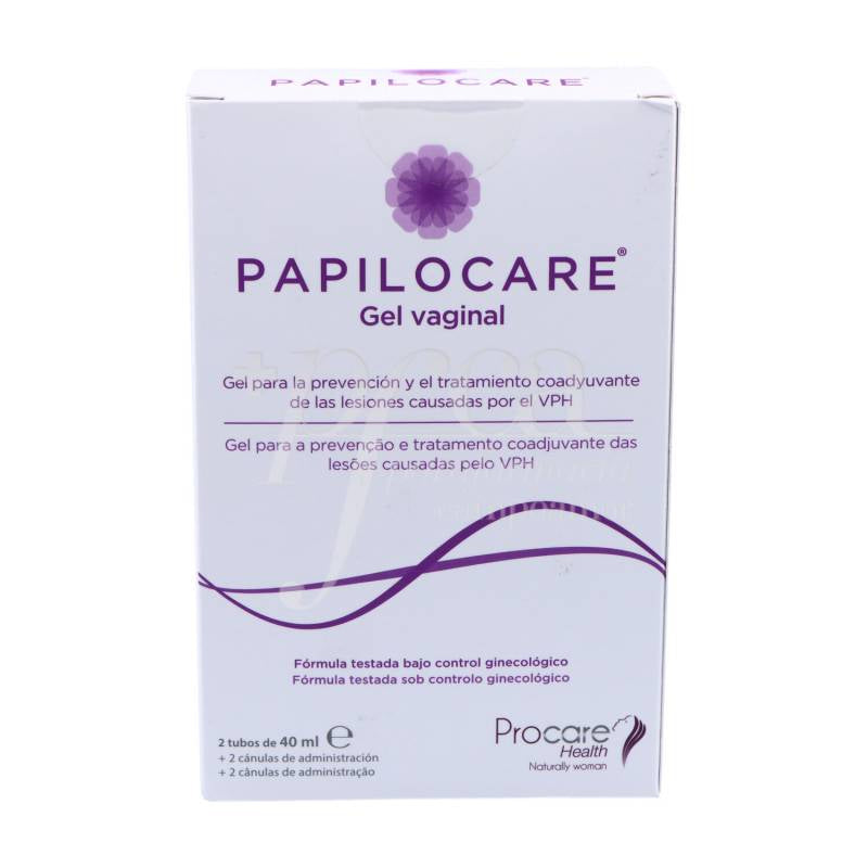 Papilocare Gel Vaginal Cannula - 40ml (X2 units) | Healtsy