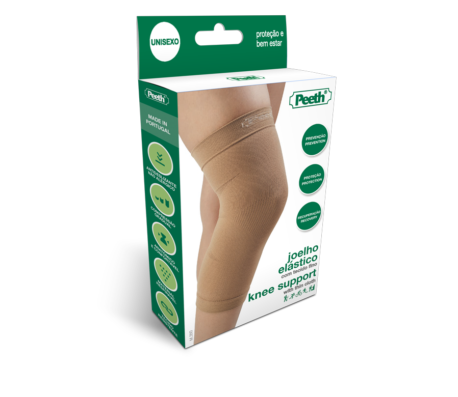 Peeth Knee Elastic w/ Thin Fabric Size 2 (ref. 350) - Healtsy