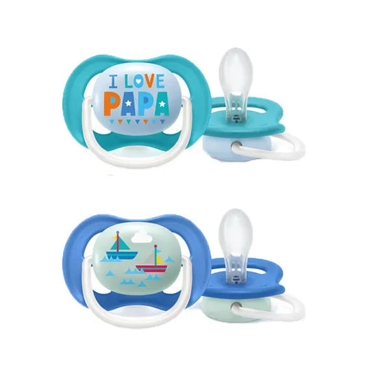 Philips Avent Pacifier_Ultra Air_ Happy_ 6-18M_ Boy (x2 units) - Healtsy