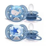 Philips Avent Chupeta_Ultra Soft_Decorada_6-18M_ Boy (x2 units) - Healtsy