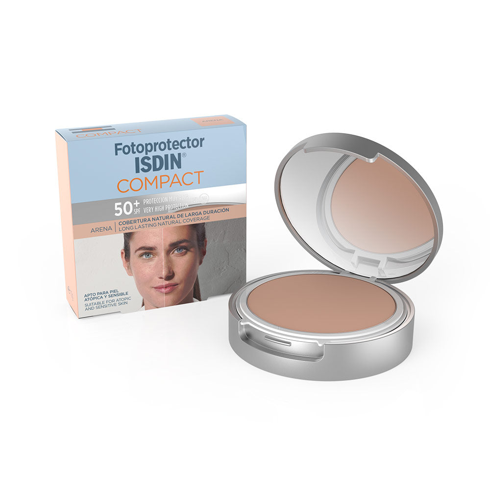 PhotoProtector Isdin Compact_Sand SPF50 + - Healtsy