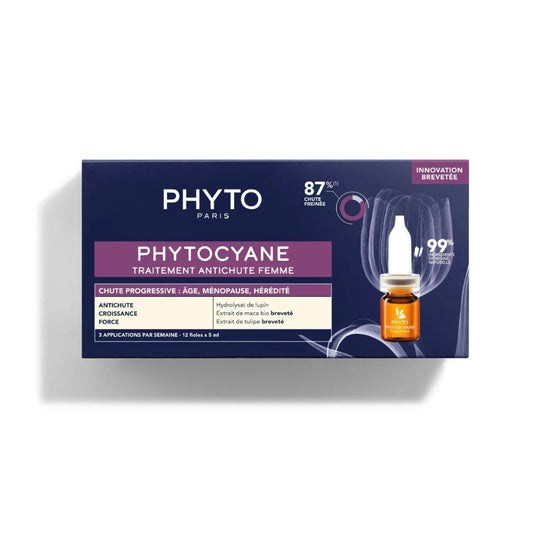 Phytocyane Anti-Fall Care Program - 5ml (x12 units) - Healtsy